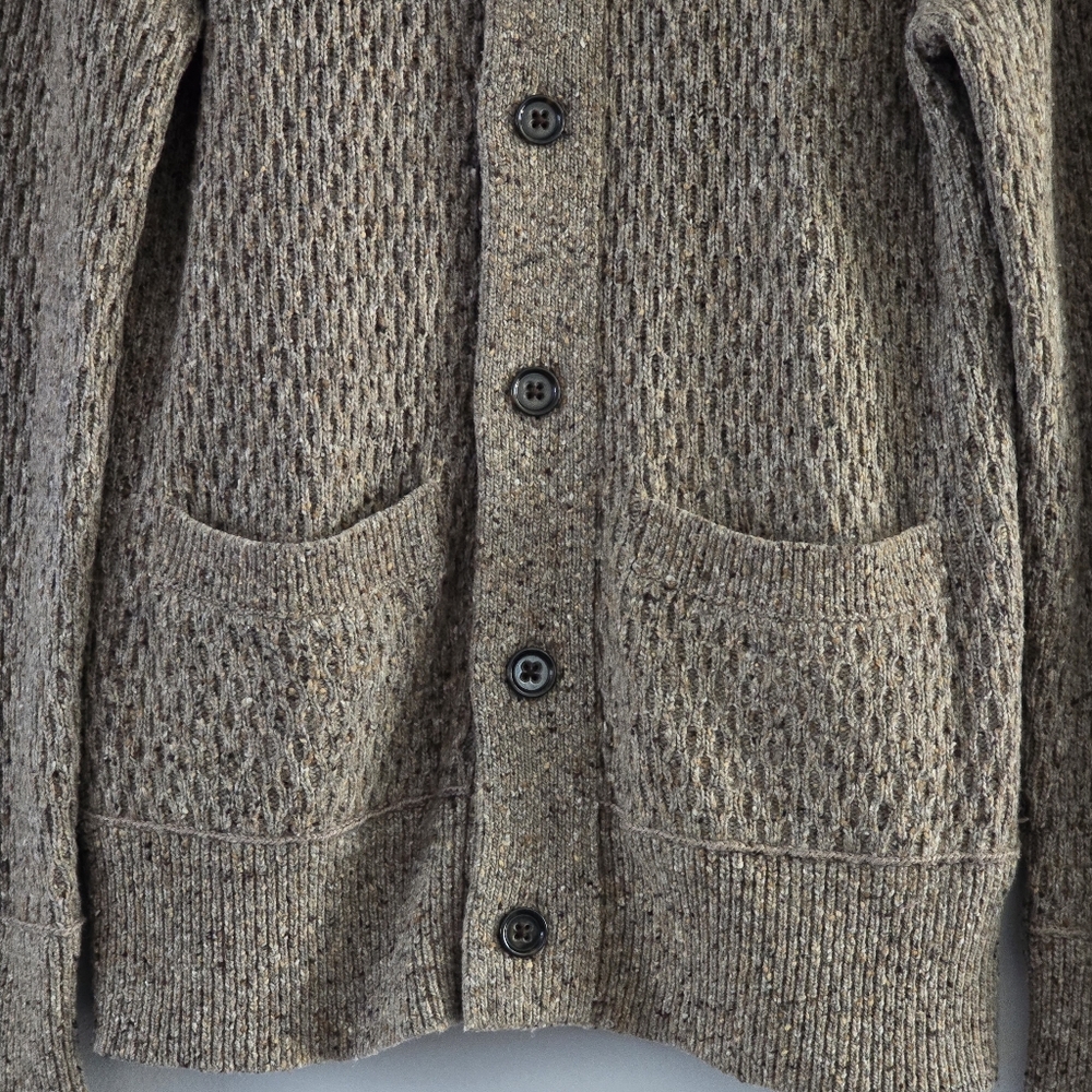 Banana Republic Italian Yarn Button-down Men's Cardigan Sweater Size M - Picture 5 of 7